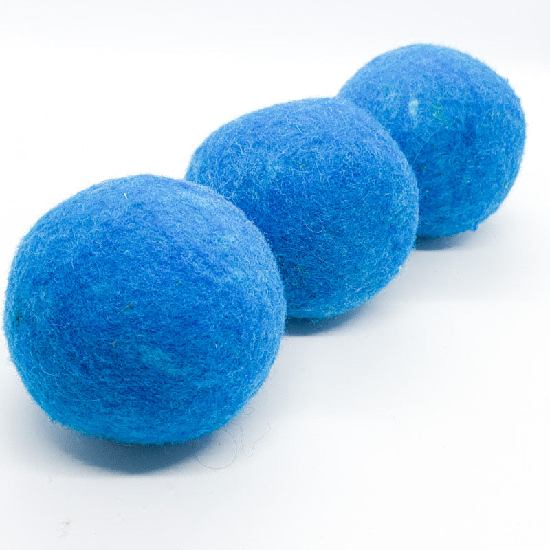 wool felted balls