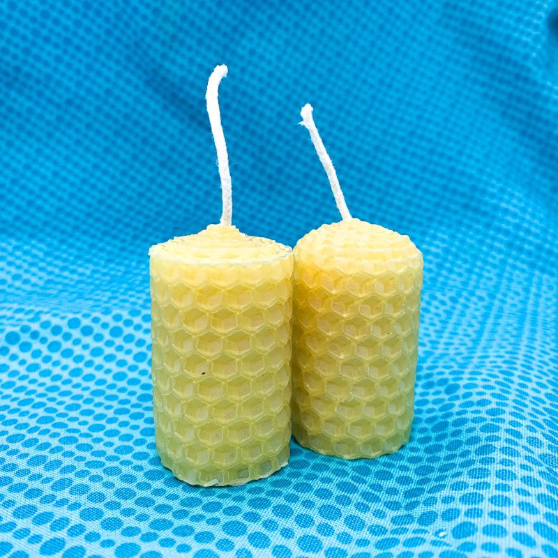 Maplerose Honeycomb Beeswax VOTIVE Candle Kit Set of 2