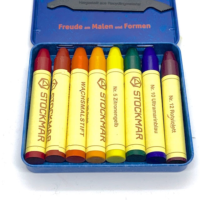 Stockmar STICK Beeswax Crayons Tin Box Sets