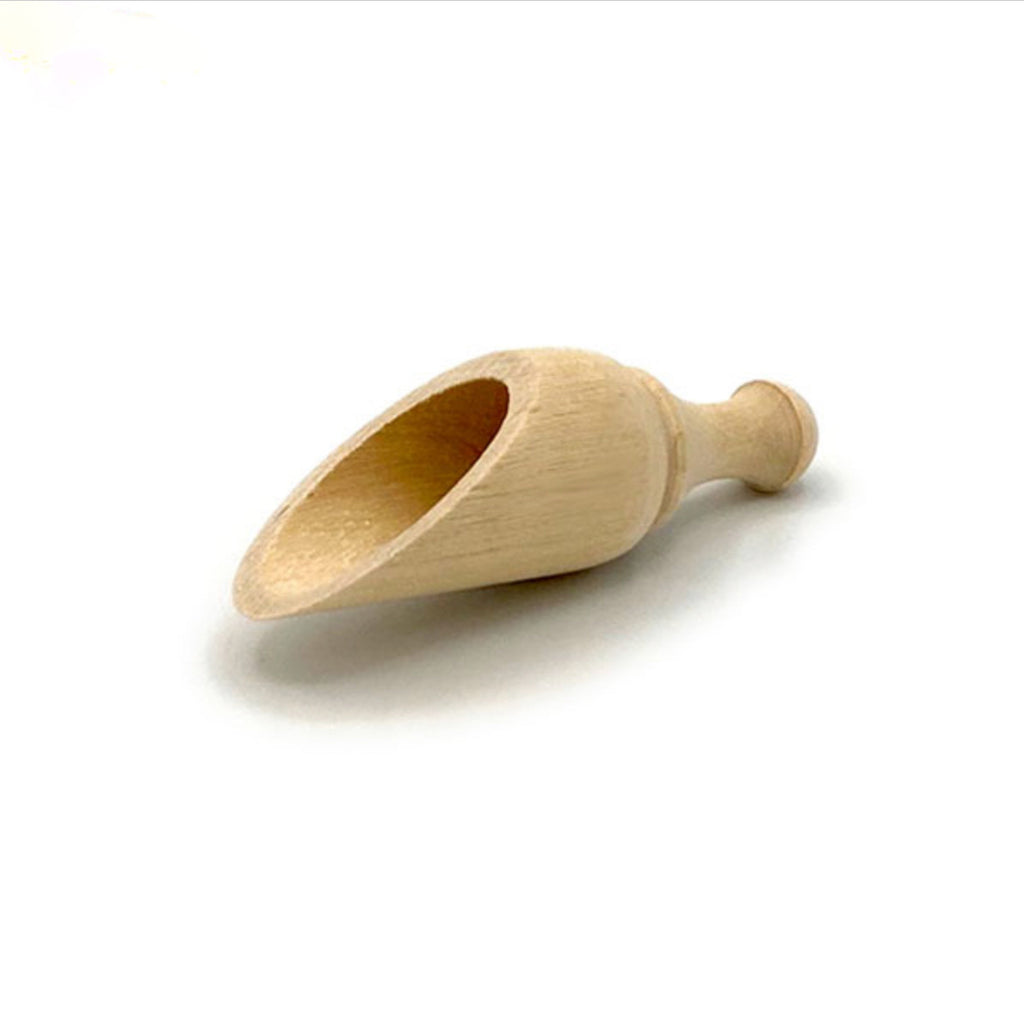 Wooden SCOOP With Turned Handle