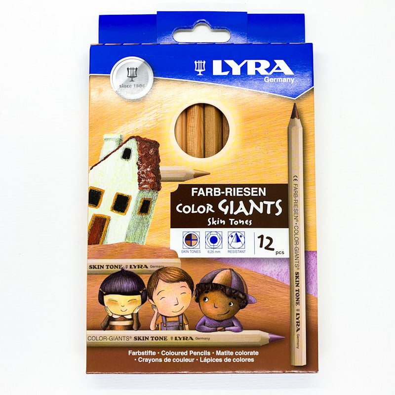 Lyra Colour Giants SKIN TONES Pencil Crayon Set