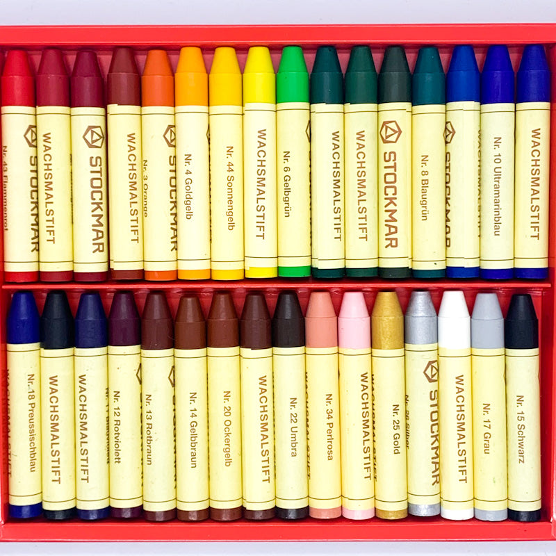 Stockmar Stick Beeswax Crayons SUPER SET of 32