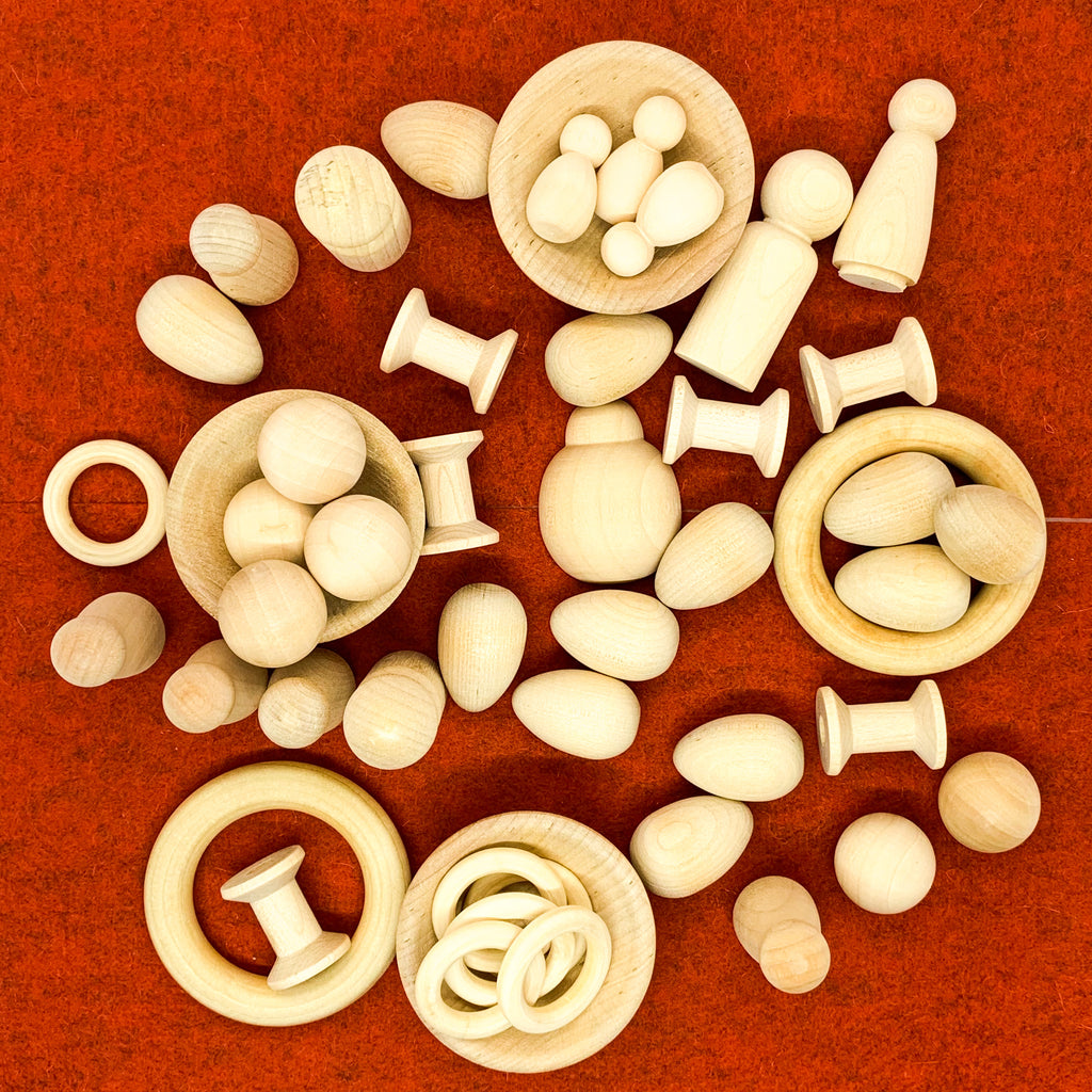 wooden loose parts