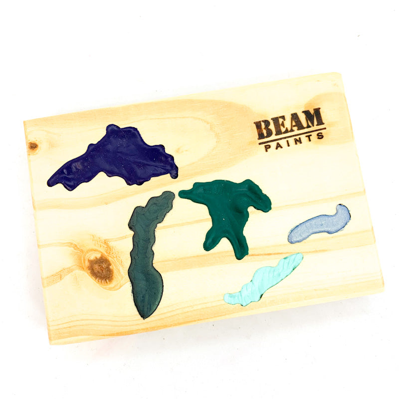 Beam Paints GREAT LAKES Pine Palette