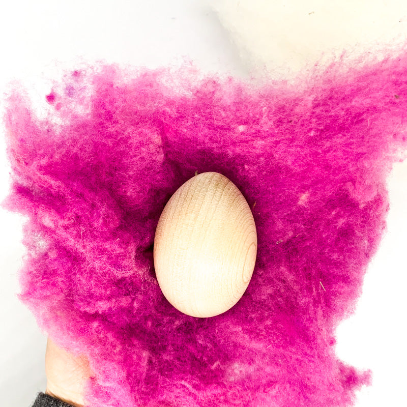 Needle Felting + Wet Felting A Surprise Egg + Chick Class