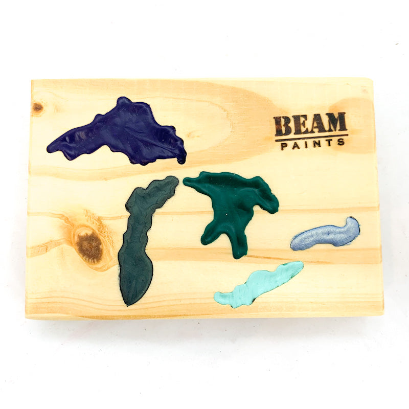 Beam Paints GREAT LAKES Pine Palette