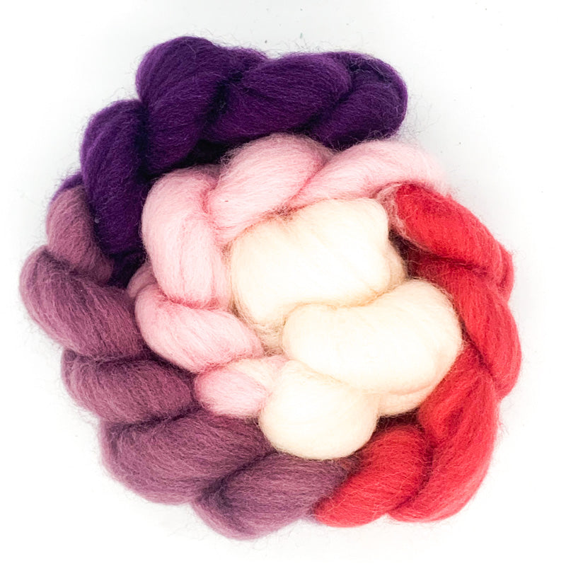 Maplerose LIMITED EDITION Merino Roving Sets