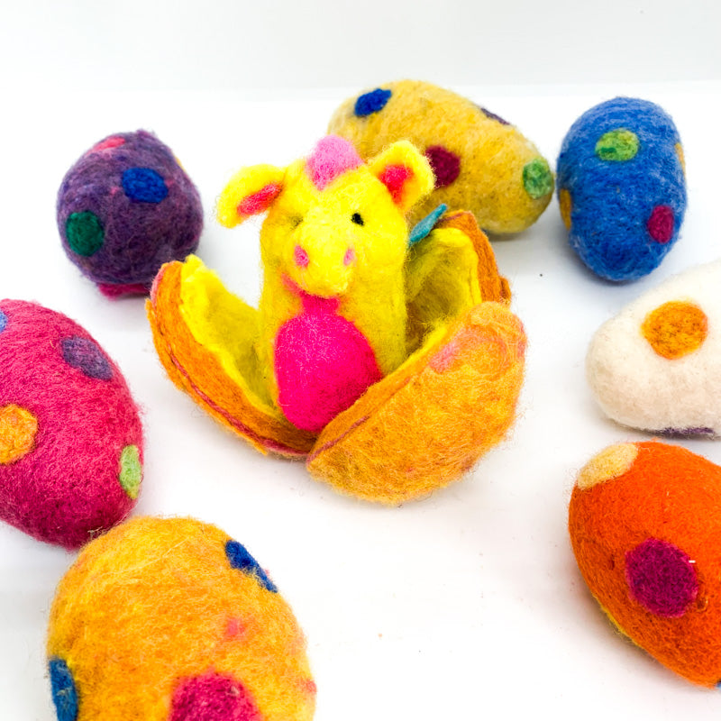 Maplerose Baby Dragon + Dragon Egg DELUXE Felting Kit