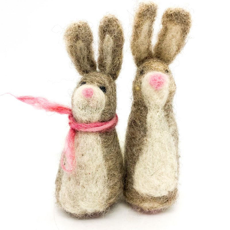 Needle Felt A Bunny Finger Puppet Class