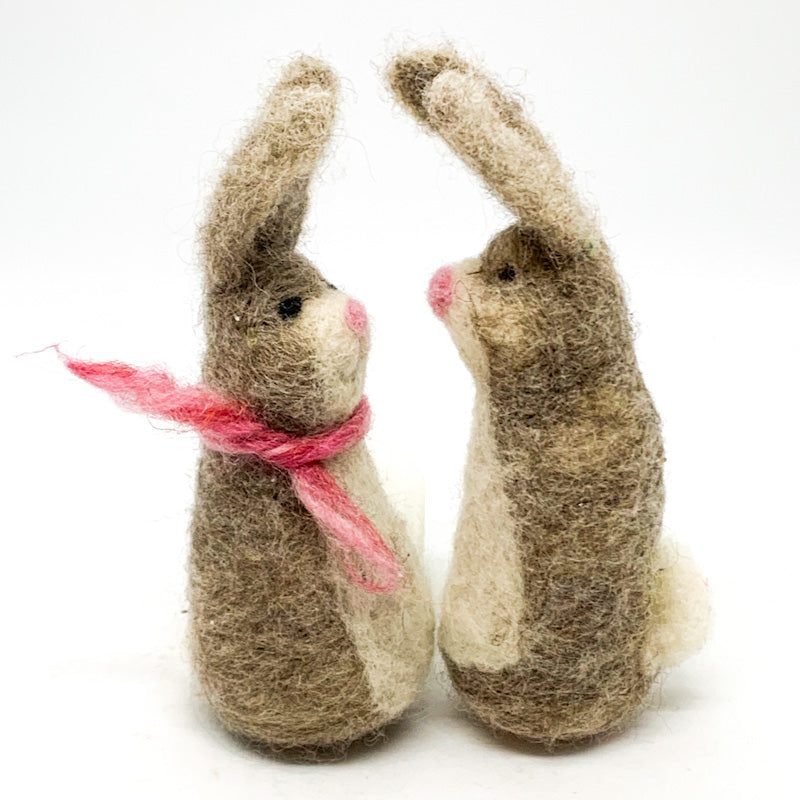 Needle Felt A Bunny Finger Puppet Class