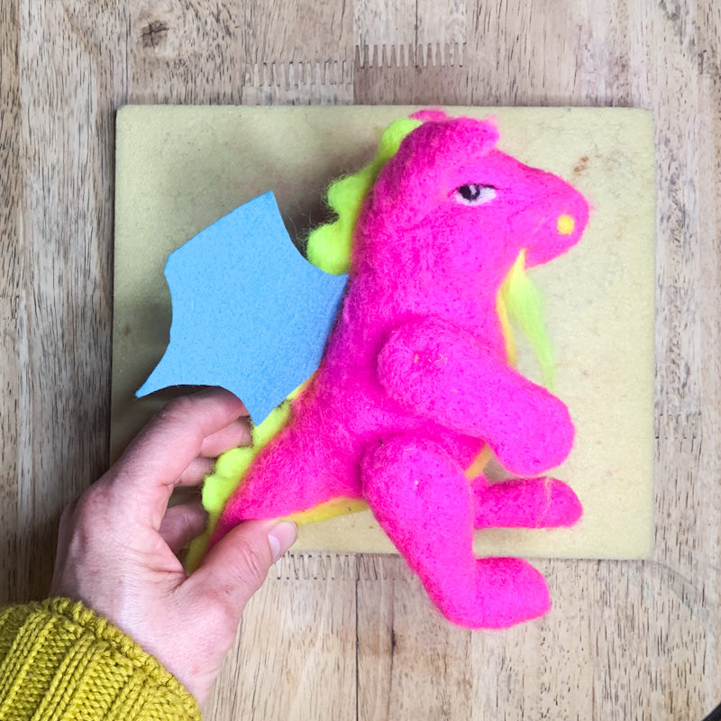 Maplerose Day-Glo Dragon Doll Felting Kit