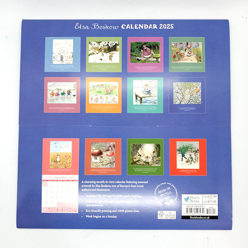 Elsa Bescow 2025 WALL CALENDAR