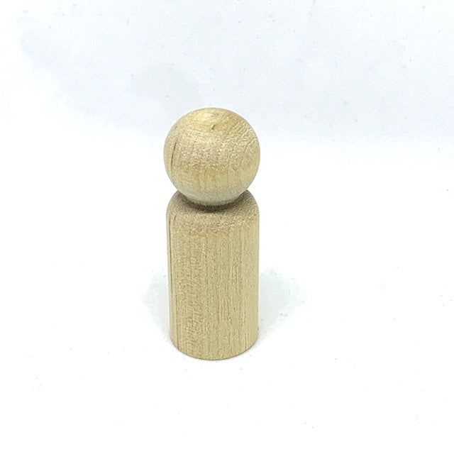 SMALL Wooden Peg Doll