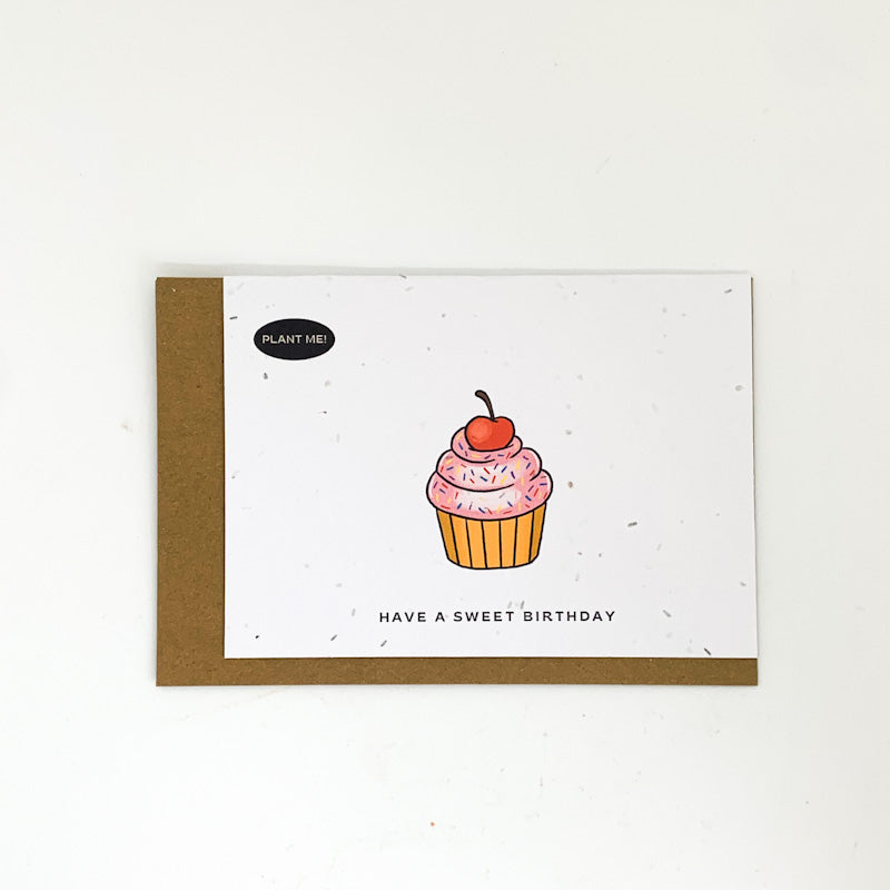 Plantable Greetings HAVE A SWEET BIRTHDAY Card