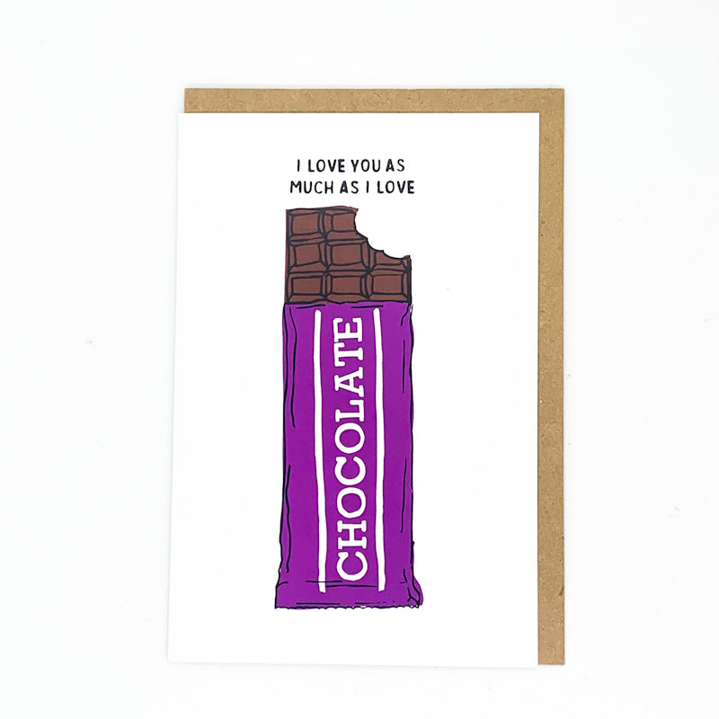 Sparkplug Creative I Love You As Much As I Love...GREETING CARD
