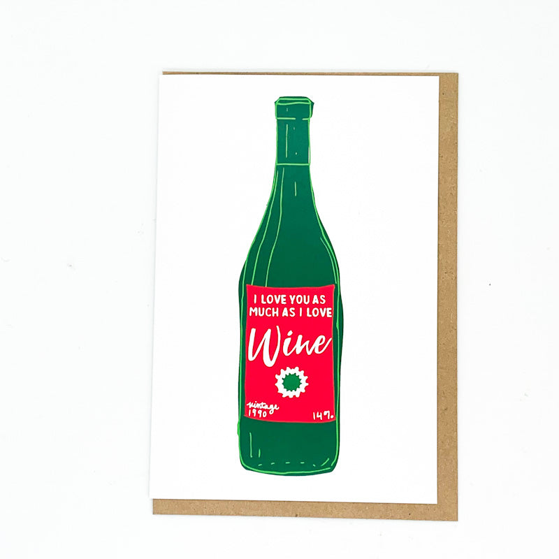 Sparkplug Creative I Love You As Much As I Love...GREETING CARD