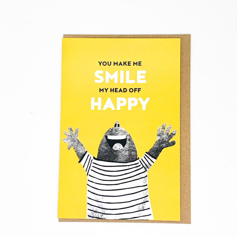 Sparkplug Creative You Make Me Smile GREETING CARD