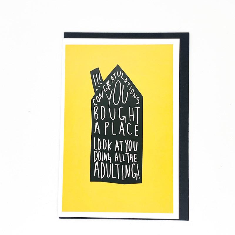 Sparkplug Creative Congratulations You Bought A House GREETING CARD