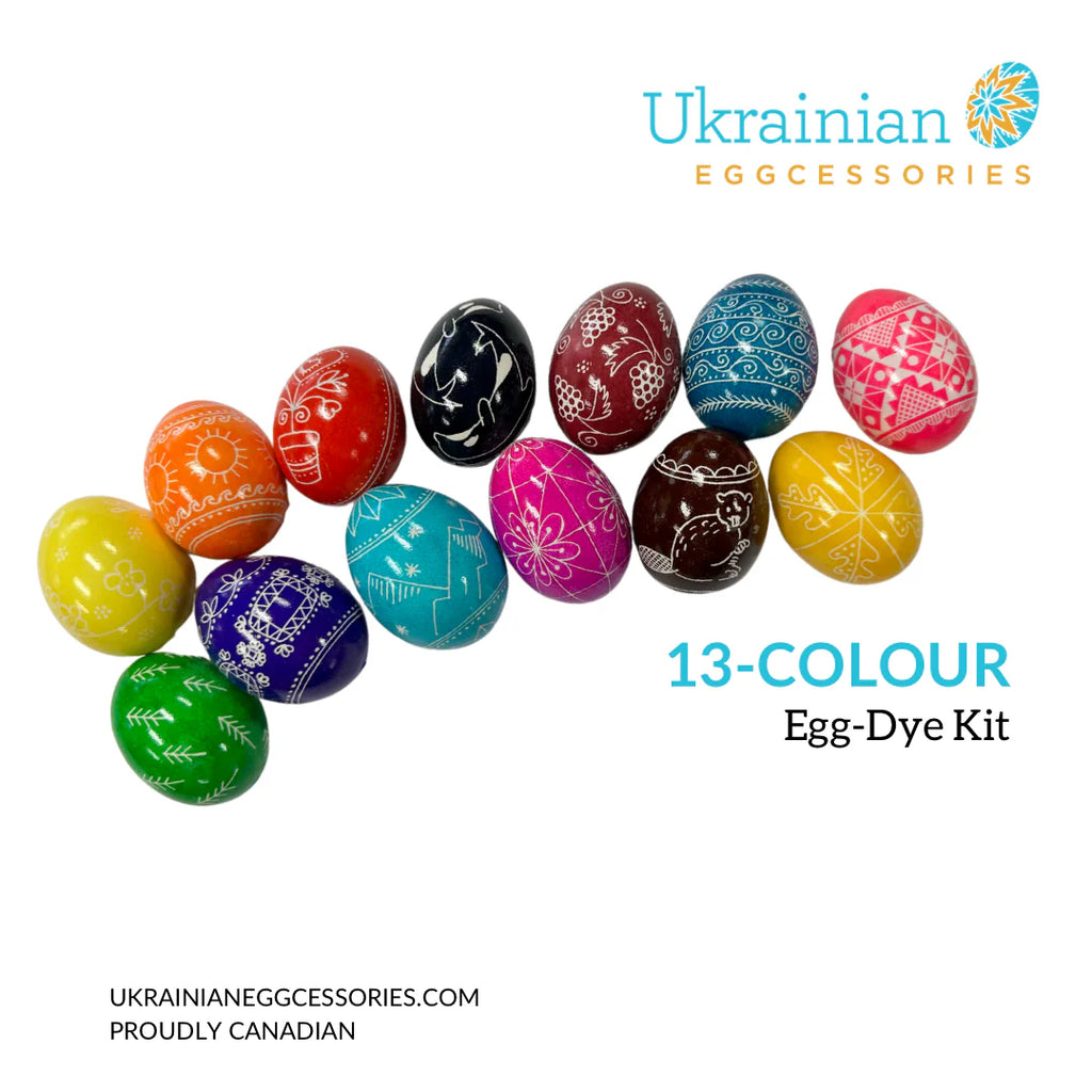 Pysanky 13-Colour EGG DYE Set