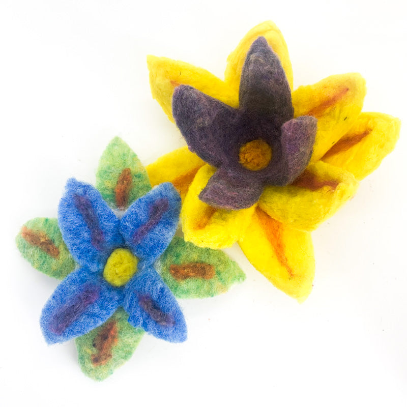 Maplerose FLOWERS Wet Felting Kit