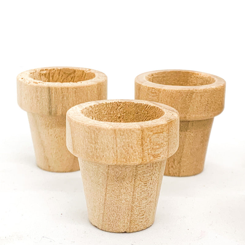 Wooden FLOWER POTS