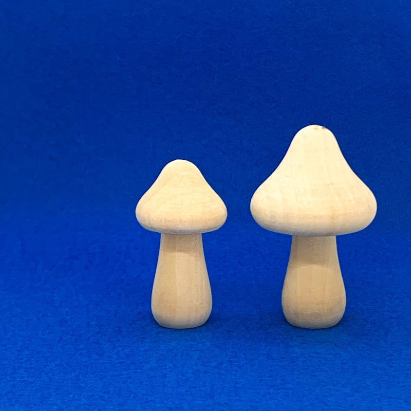 SMALL Wooden Toadstool