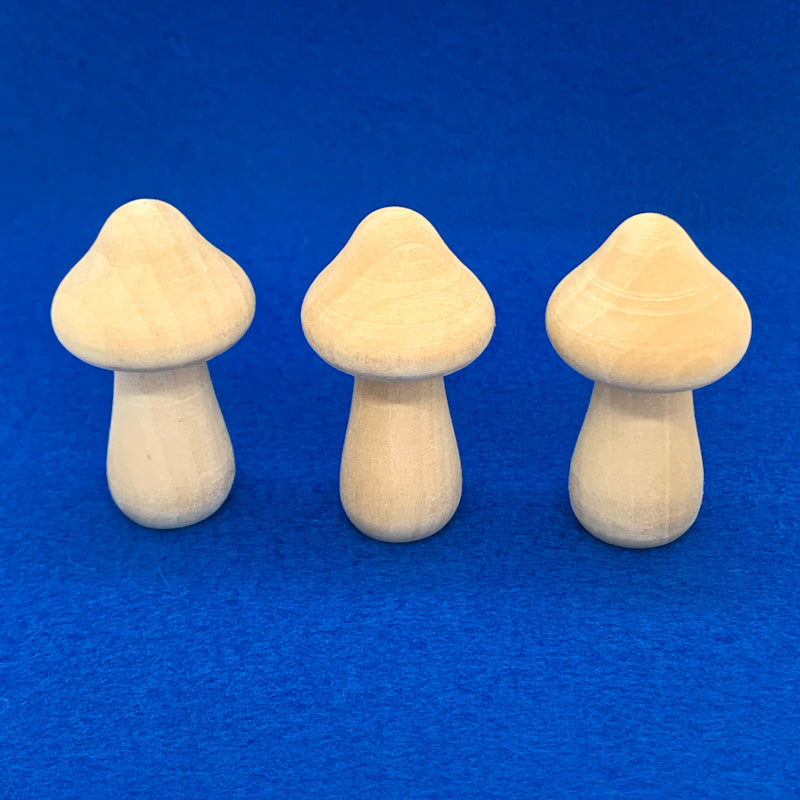 SMALL Wooden Toadstool