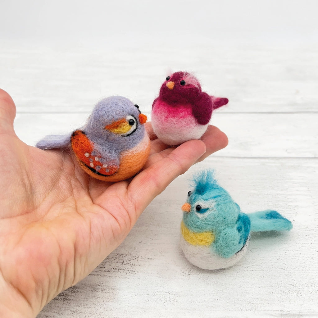 Bergin + Bath BABY BIRDS Beginner Needle Felting Kit