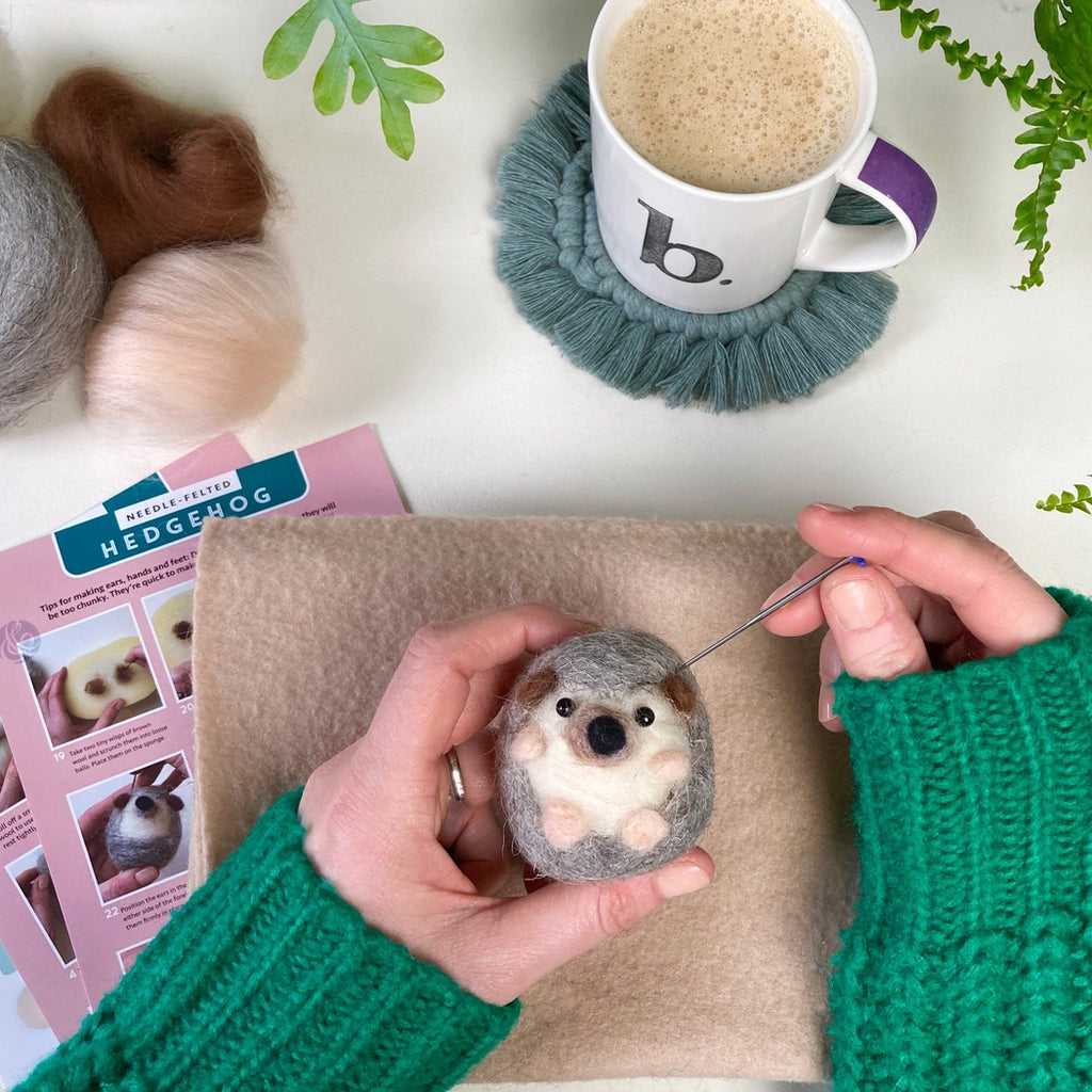 Bergin + Bath HEDGEHOG Beginner Needle Felting Kit