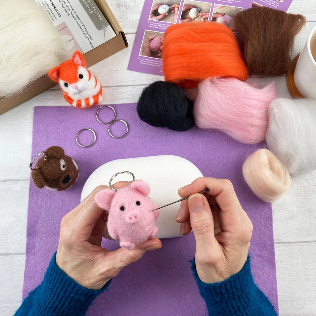 Bergin + Bath MINI PETS Beginner Needle Felting Kit