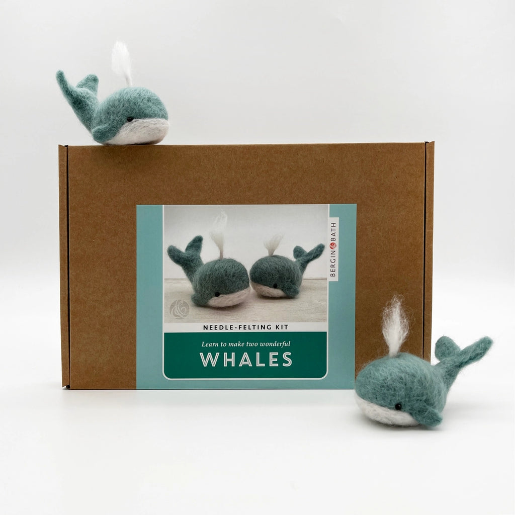 Bergin + Bath WHALES Beginner Needle Felting Kit (Copy)