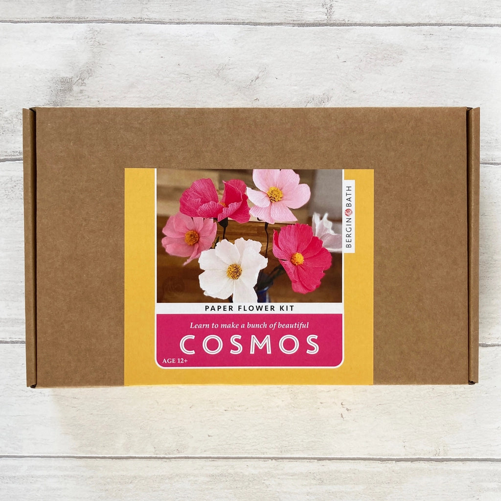 Bergin + Bath COSMOS Paper Flower Making Kit