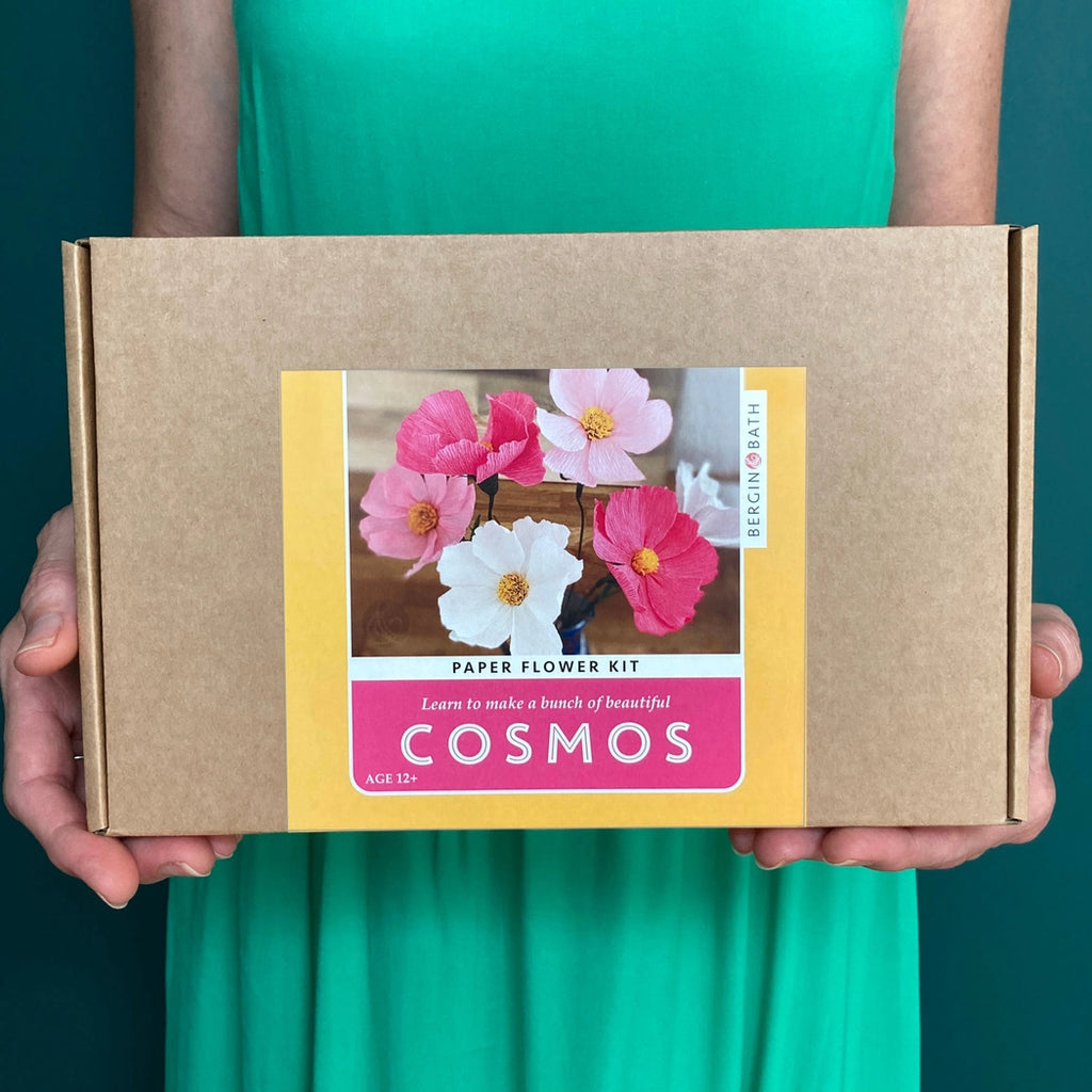 Bergin + Bath COSMOS Paper Flower Making Kit