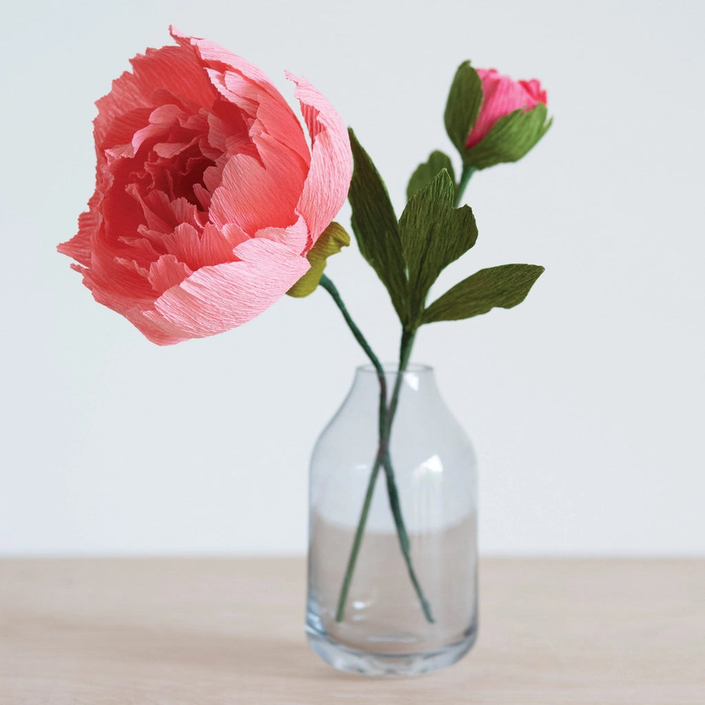 Bergin + Bath PEONY Paper Flower Making Kit