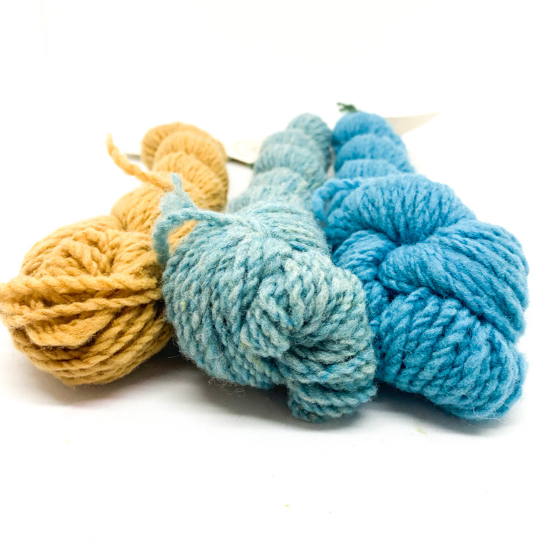 Custom Woolen Mills Natural Dye Mule Spinner 2-Ply 100% Wool Yarn