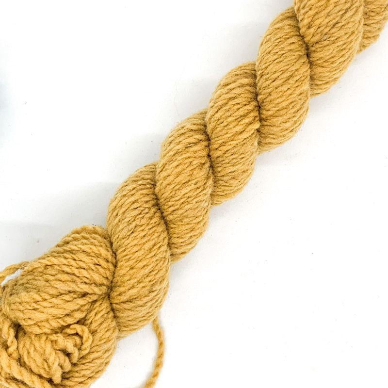 Custom Woolen Mills Natural Dye Mule Spinner 2-Ply 100% Wool Yarn
