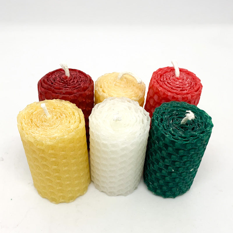 Maplerose Honeycomb Beeswax CHRISTMAS Votive Candle Kits