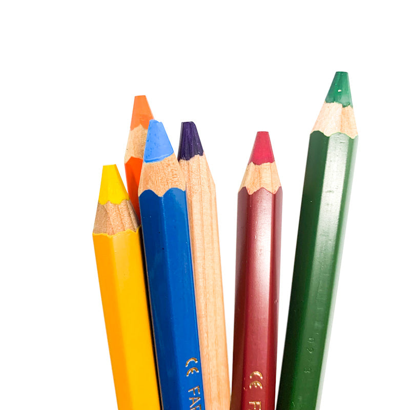 Lyra Colour Giants BASIC 6 Pencil Crayon Set