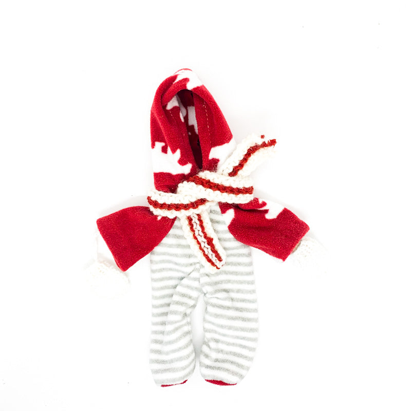 Handmade Waldorf Doll Snowsuit, 8-inch