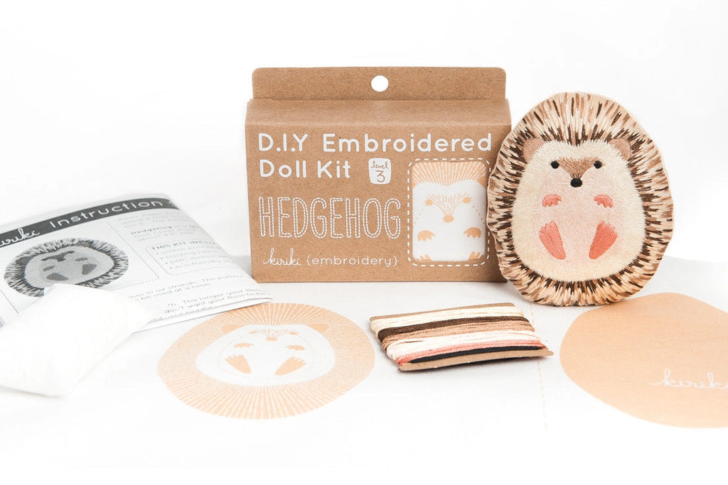 Kiriki Press HEDGEHOG Embroidery Kit
