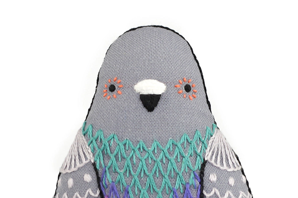 Kiriki Press PIGEON Embroidery Kit