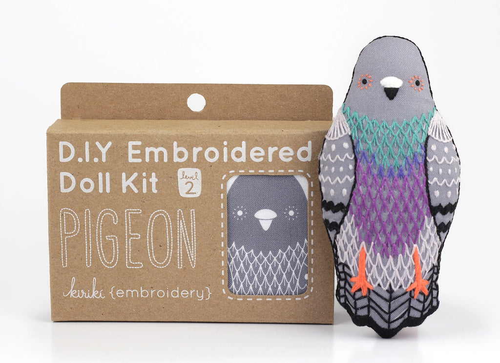 Kiriki Press PIGEON Embroidery Kit