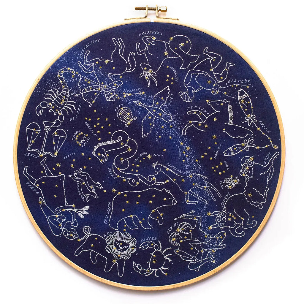Kiriki Press STAR MAP Embroidery Kit