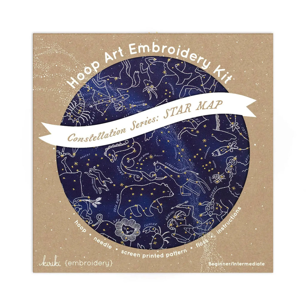 Kiriki Press STAR MAP Embroidery Kit