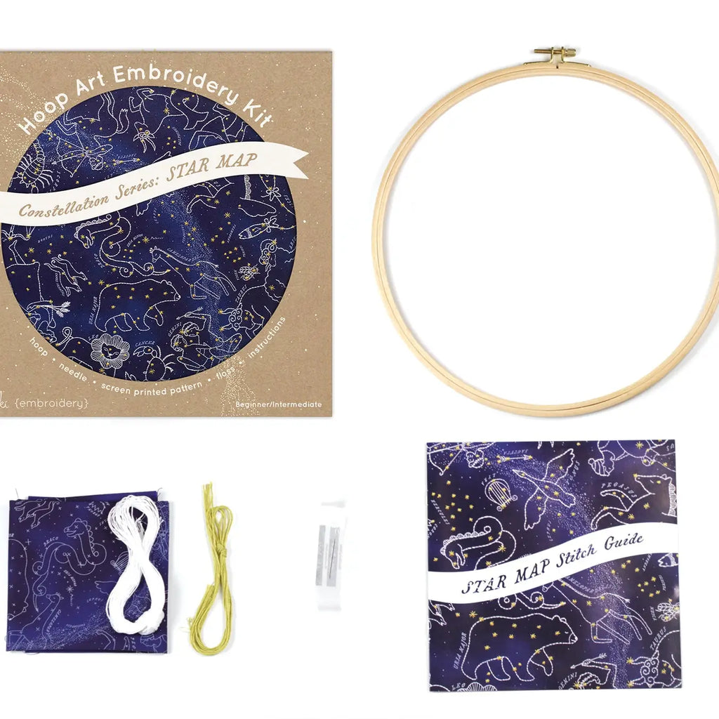 Kiriki Press STAR MAP Embroidery Kit