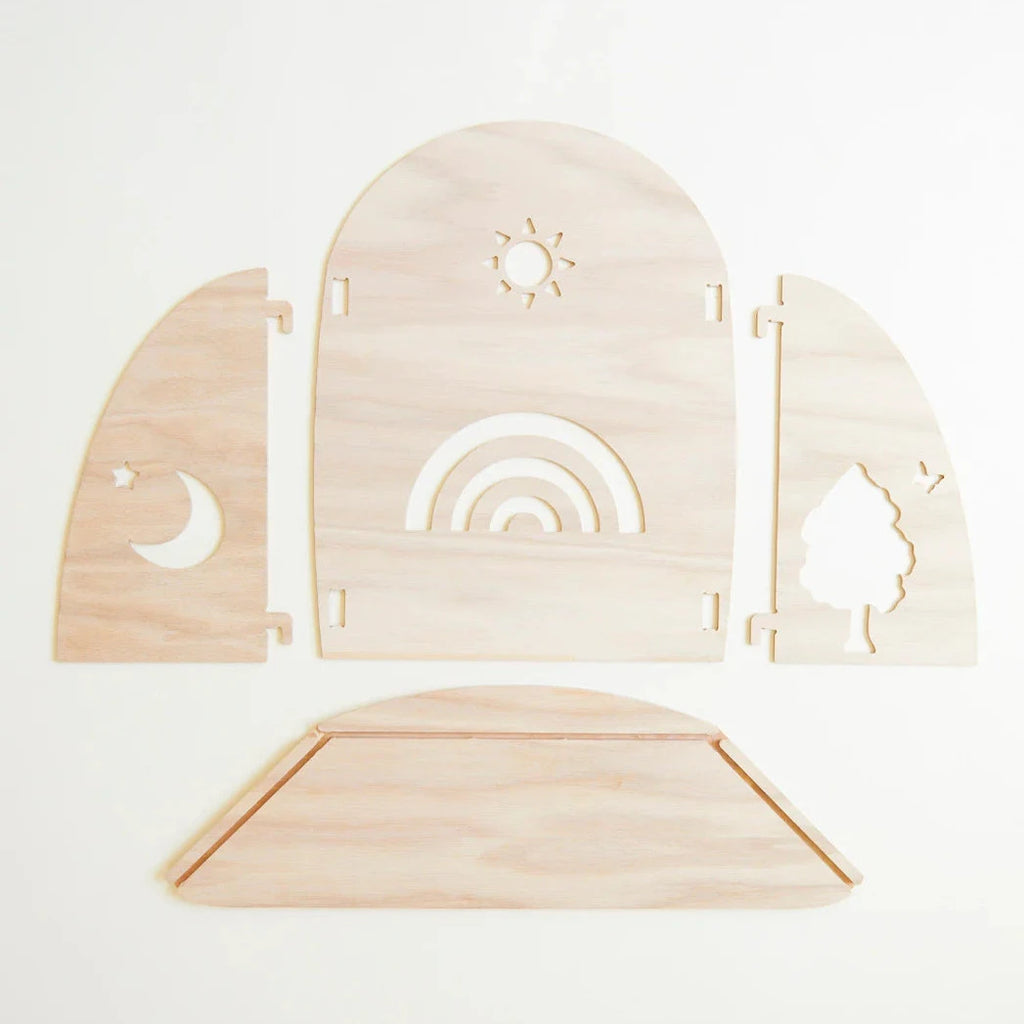 Sarah’s Silks Wooden NATURE TABLE Display