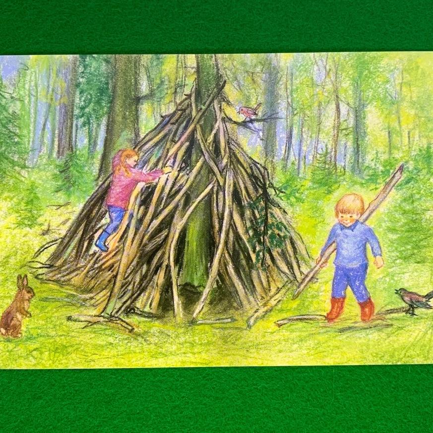 Marjan van Zeyl Postcards of CHILDREN'S GAMES & PARTIES