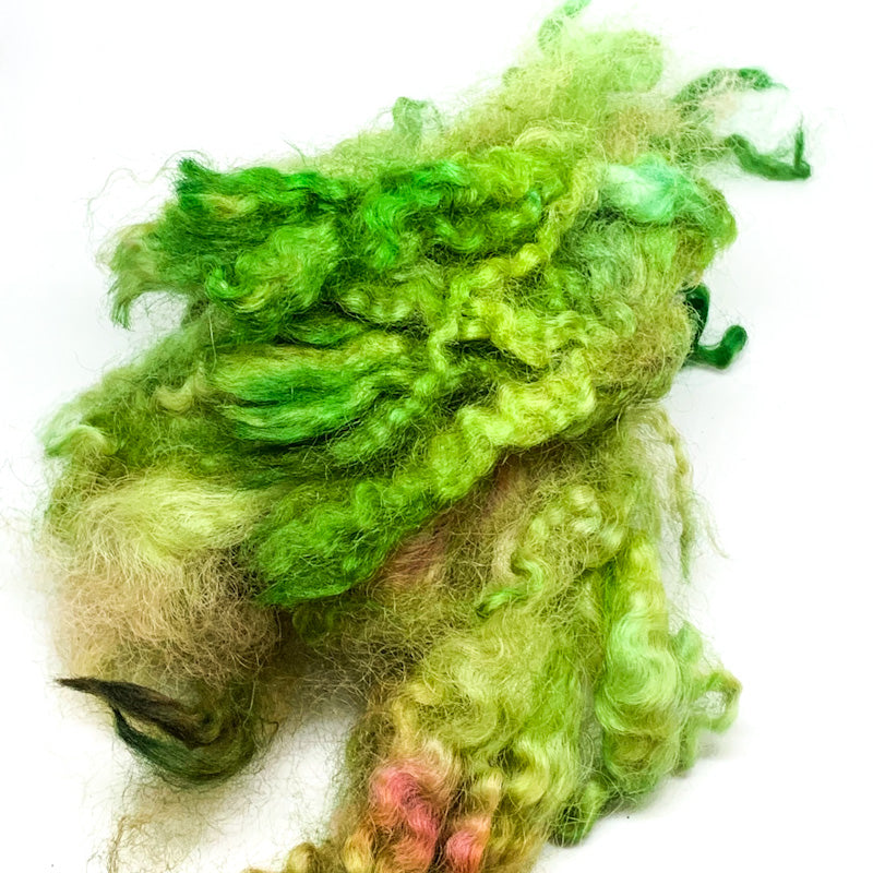 Wool Mountain Hand-dyed Wool Locks GREENS