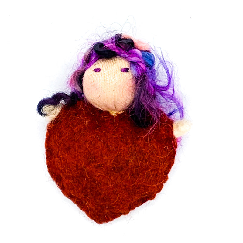 Handmade HEART FAIRY Pocket Doll