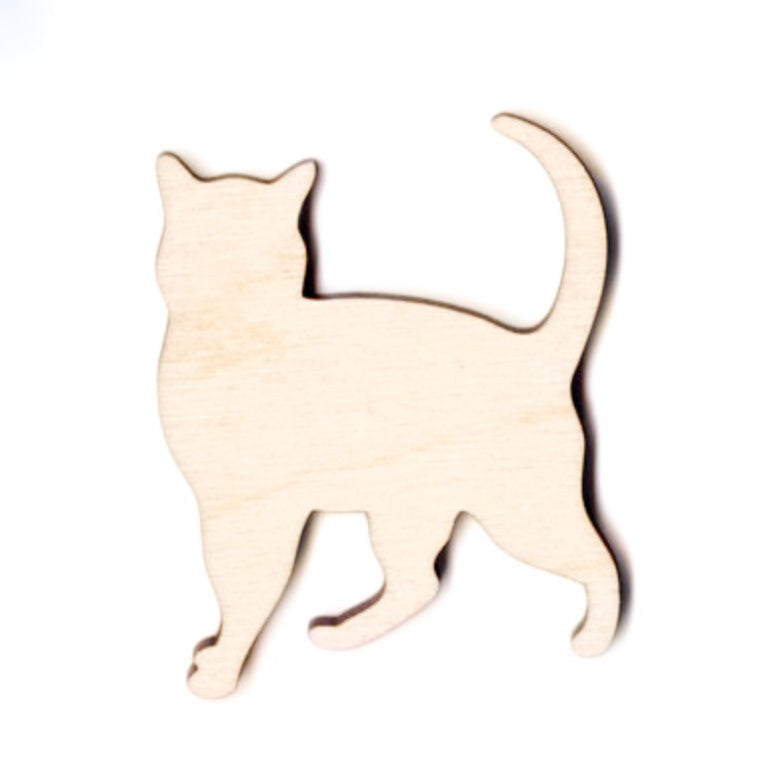 Wooden Cutout CAT – Maplerose